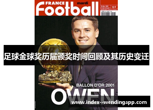 足球金球奖历届颁奖时间回顾及其历史变迁