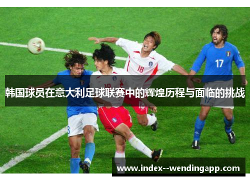韩国球员在意大利足球联赛中的辉煌历程与面临的挑战